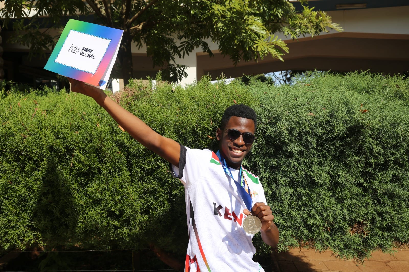 FIRST Global Team Kenya after the 2025 silver medal result