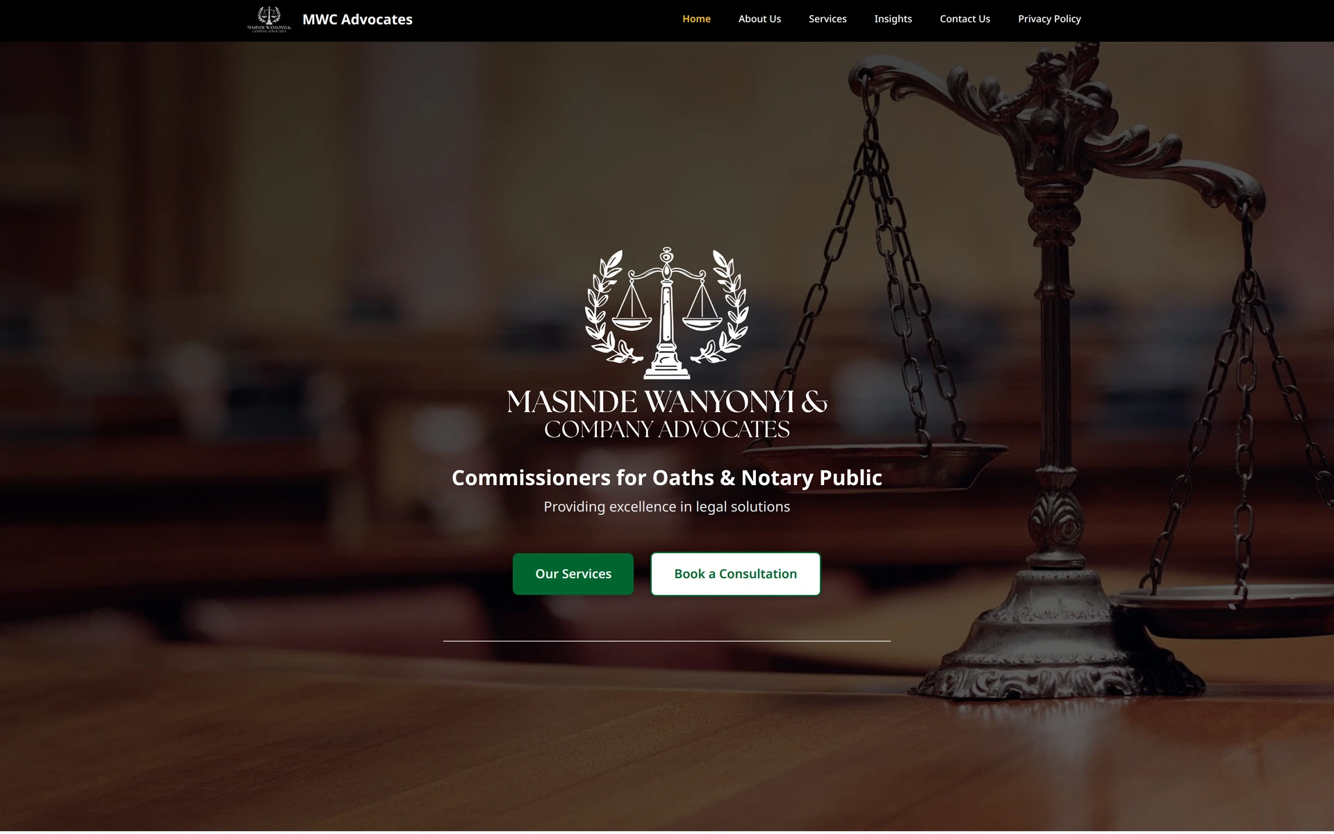 MWC Advocates public website